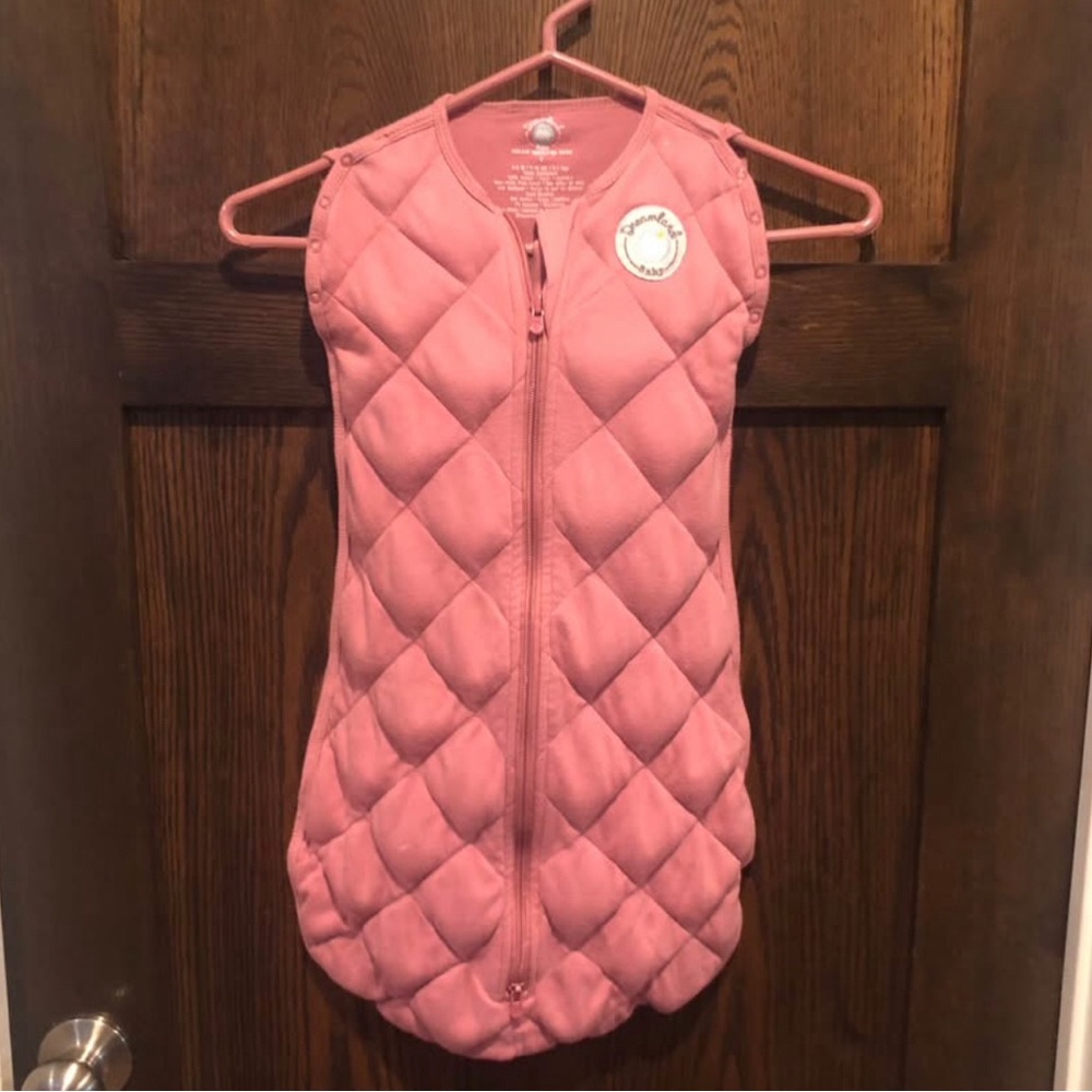 Dreamland Baby weighted baby sleep sack - pink - 0-6months